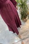 LAVİNYA ELBİSE Bordo
