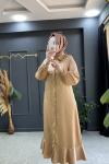 Mina elbise  Camel