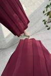 NİSSE ELBİSE Bordo