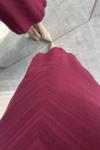 Tuana merserize elbise Bordo