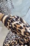 Orhn08-1655 leopar elbise  Leopar