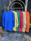 049-Yaprak Tunik Mavi