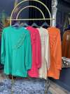 049-Yaprak Tunik Benetton Yeşilli