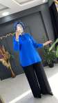 105-Beren tunik Saks Mavisi