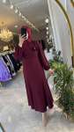 ADEN ELBİSE Bordo