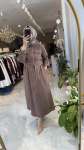 ARMİNE 25YT929 ELBİSE Kahverengi