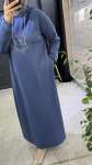 AYDA ELBİSE Mavi
