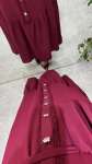 AYSU ELBİSE Bordo