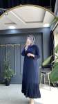 Beyza elbise Lacivert