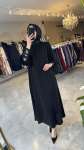 Biray ferace elbise  Siyah