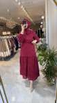 DANTELLA ELBİSE Bordo
