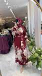 DERYA ELBİSE Bordo