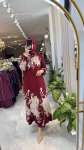 DERYA ELBİSE Bordo
