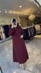 Didem elbise  Bordo