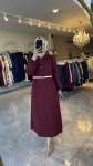Didem elbise  Bordo