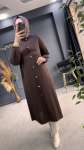 DUYGU MERSERİZE HIRKA Kahverengi