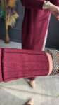 Güzide merserize elbise (2959) Bordo