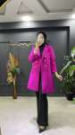 İkon blazer ceket Fuşya