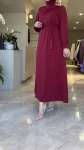 İNCİLA ELBİSE Bordo