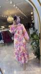 LAPİS ELBİSE(PEMBE) Pembe
