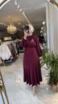 LAVİNYA ELBİSE Bordo