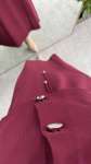 Love merserize elbise-hırka takım(2973) Bordo