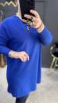 Madam merserize tunik(2923) Saks Mavisi