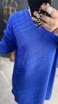 Madam merserize tunik(2923) Saks Mavisi