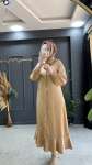 Mina elbise  Camel