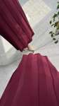 NİSSE ELBİSE Bordo