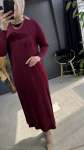 NİSSE ELBİSE Bordo