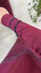 SETRİ MERSERİZE ELBİSE (2956) Bordo