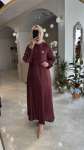 Şeyma elbise Bordo