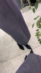 SURA MERSERİZE ELBİSE (2878) Antrasit