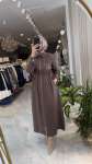 WOMEN ELBİSE Kahverengi