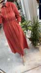 WOMEN ELBİSE Kiremit