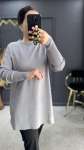 Madam merserize tunik(2923)  Gri