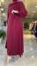 İNCİLA ELBİSE Bordo