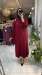 Selena elbise  Bordo