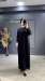 TUBA MERSERİZE ELBİSE(2955) Siyah